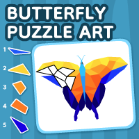 Butterfly Puzzle Art