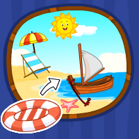 Seaside Boat Decoration