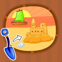 Sunset Sandcastle Beach