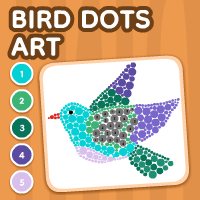Bird Dots Art Coloring Games
