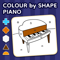 Color By Shape Piano