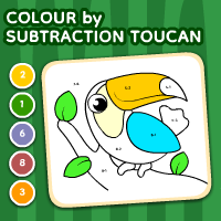 Color By Subtraction Toucan