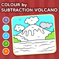 Color By Subtraction Volcano
