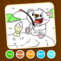 Color By Word Monkey