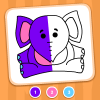 Half Coloring Animal