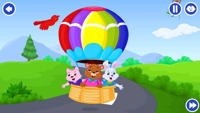 Kids Song Hot Air Balloon | Songs For Your Kids - KidloLand