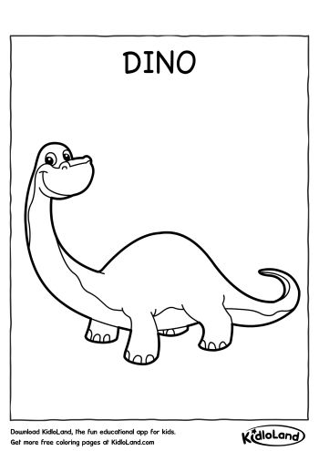 Download Free Dino Coloring Page and educational activity worksheets ...