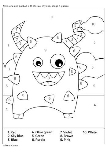 Download Free Color By Number 11 and educational activity worksheets ...