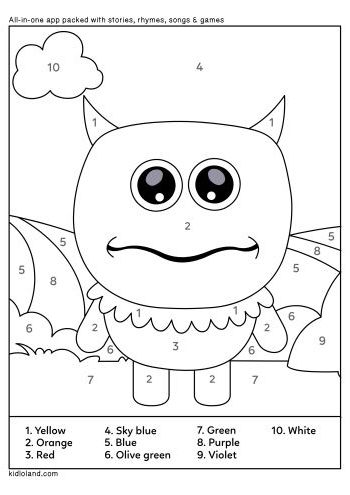 Download Free Color By Number 19 and educational activity worksheets ...