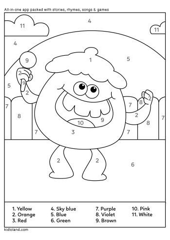 Download Free Color By Number 23 and educational activity worksheets ...