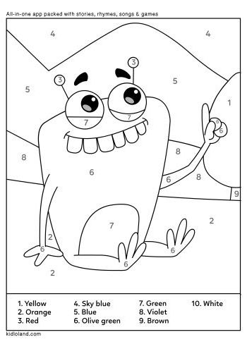 Download Free Color By Number 27 and educational activity worksheets ...